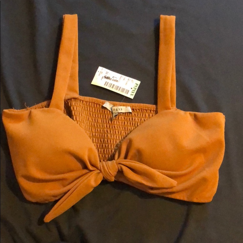 Tied crop top